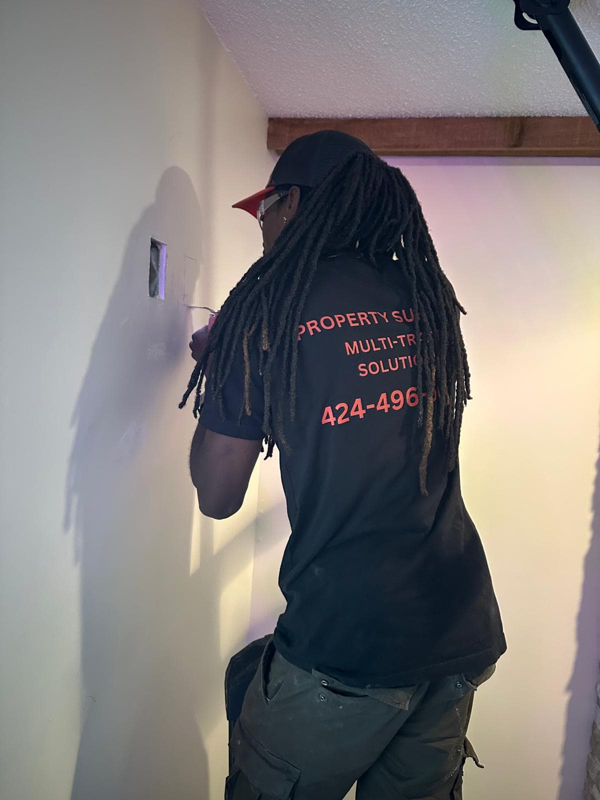 DoneWelll technician working on a property